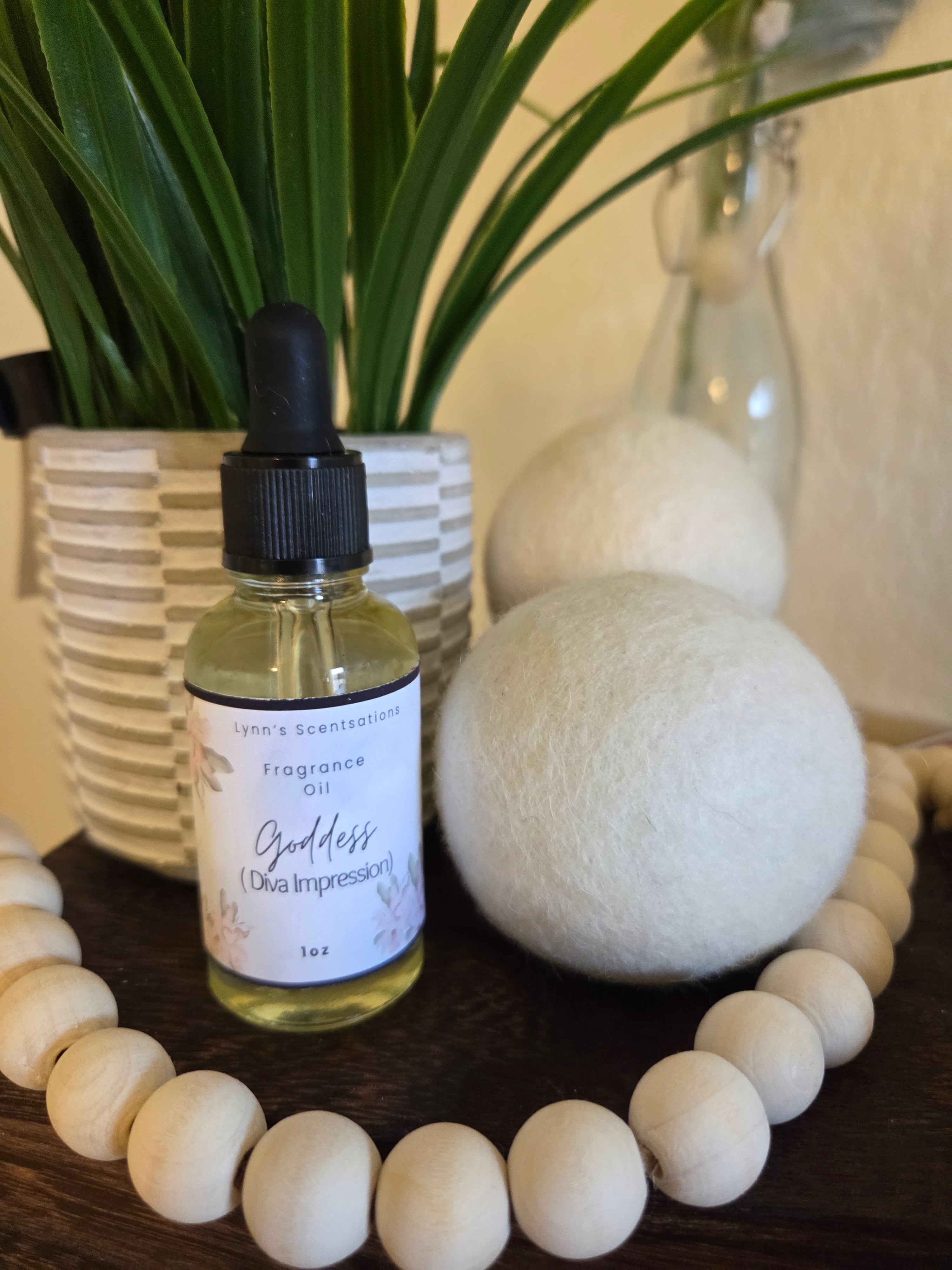 Wool Dryer Balls + 1 oz Fragrance Bottle Set
