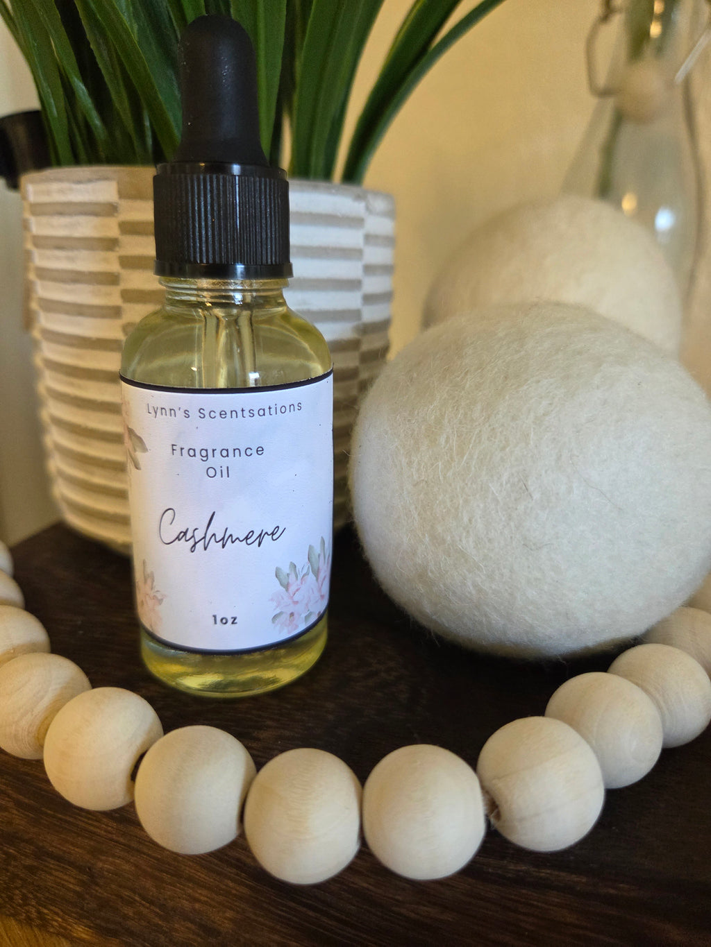 Wool Dryer Balls + 1 oz Fragrance Bottle Set
