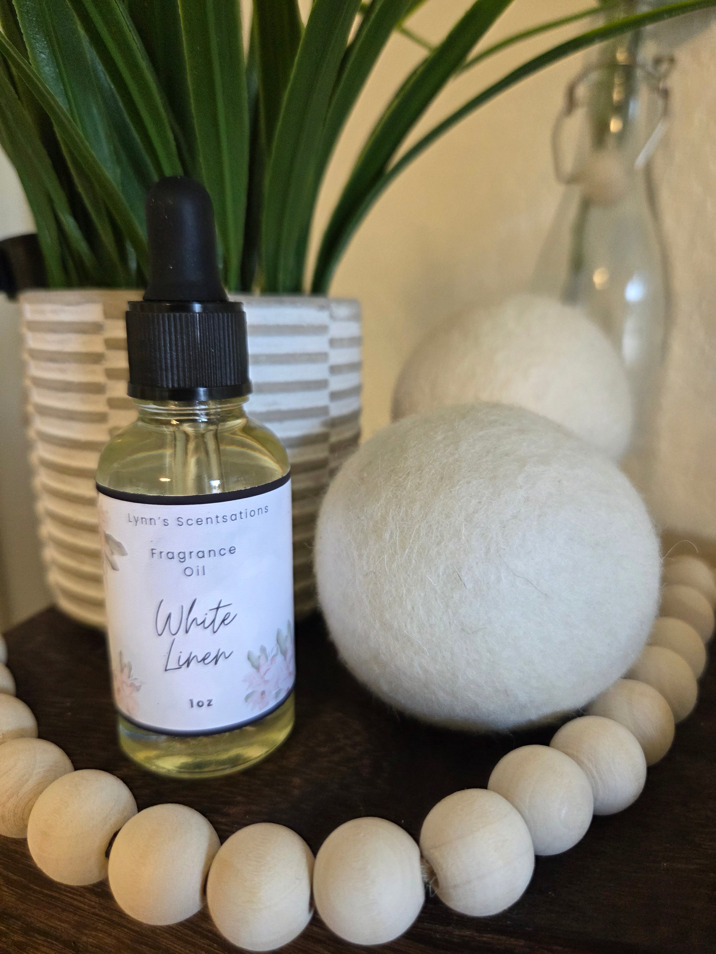 Wool Dryer Balls + 1 oz Fragrance Bottle Set